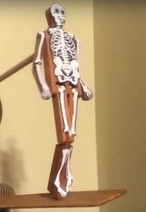 Lynn Kelley, BBH McChiller, dancing skeleton